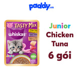 Pate Mèo Whiskas JUNIOR Tasty Mix 70g